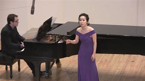 Mendelssohn Nach Suden Sung By Yj Ellie Kim Youtube