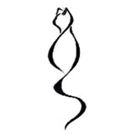 Cats probably the sweetest creatures in the world. Cat Outline | Tattoo outline drawing, Outline drawings ...