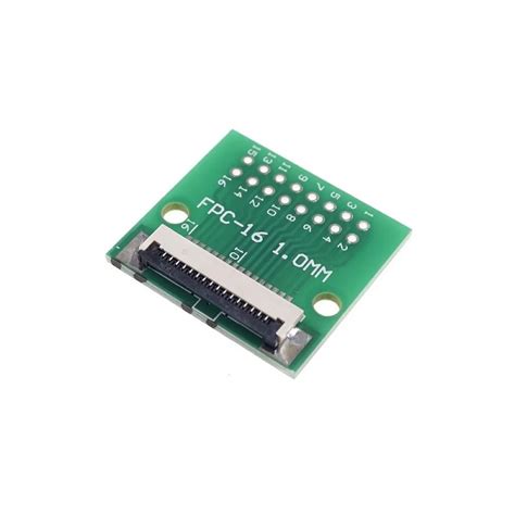 Ffc Fpc Adapter Board 1mm To 254mm Soldered Connector 16 Pin