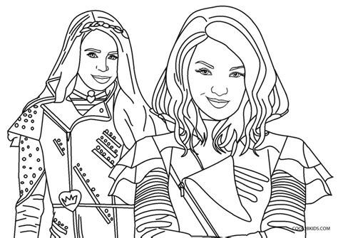 You can print or color them online at getdrawings.com for 736x425 descendants coloring pages mal and evie descendants coloring. Free Printable Descendants Coloring Pages For Kids