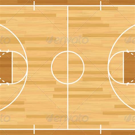 Editable Basketball Court