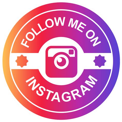 Follow Me On Instagram Circle Bespoke Rugs Tenstickers