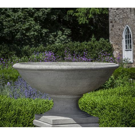 St Louis Urn Large Bowl Cast Stone Planter Kinsey Garden Decor