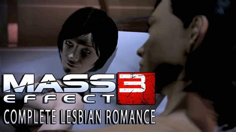 Mass Effect 3 Femshep Full Lesbian Romance Youtube