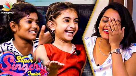 Super singer junior 6 contestants vidya and ahana share their experience on sets and also performs a few songs for all of us. Super Singer Junior 6 - Ahana & Vidya Cute Interview ...