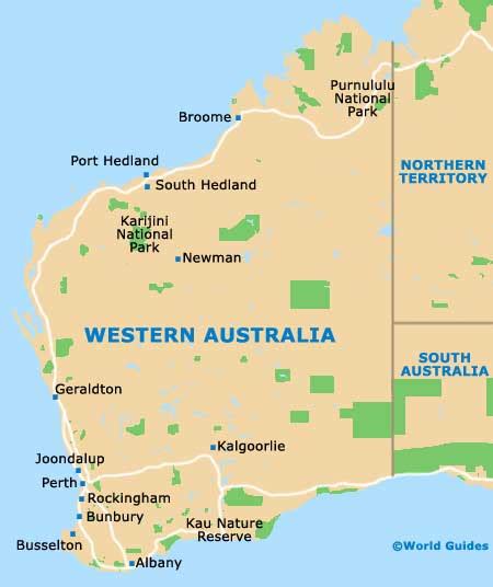 Perth Maps And Orientation Perth Western Australia Wa Australia