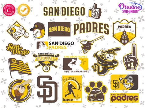 San Diego Padres Logo Svg Mlb Baseball Vector Padres Logo Png Instant