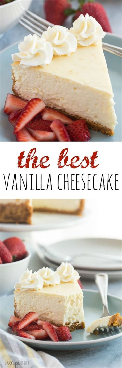 The Best Vanilla Cheesecake Recipe Recipe Notes