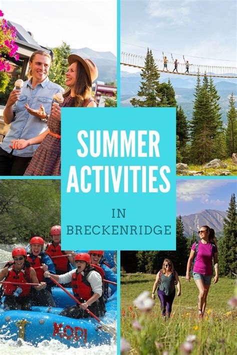 Top Summer Activities In Breckenridge Colorado Breckenridge Summer