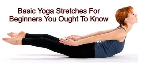 Basic Yoga Stretches For Beginners You Ought To Know