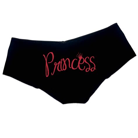 Princess Panties Ddlg Clothing Sexy Slutty Cute Submissive Funny Panties Booty Bachelorette T