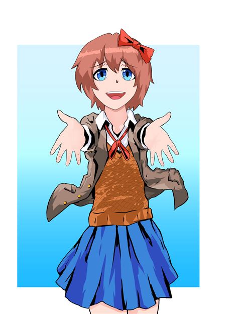 Sayori Ddlc By Roverrabbit On Newgrounds