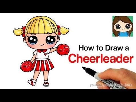 Lees volledige beschrijving beschrijving inklappen. How to Draw a Cute Cheerleader Easy | LOL Surprise Doll - YouTube | Cute cheerleaders, Doll ...