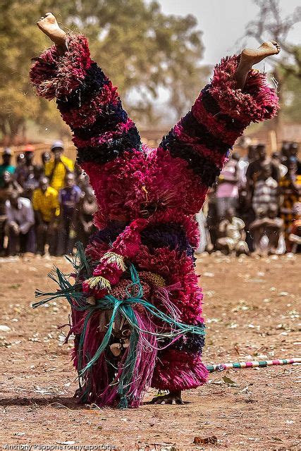 Mask Festival In Dédougou Burkina Faso At The End Of Dry Season Many