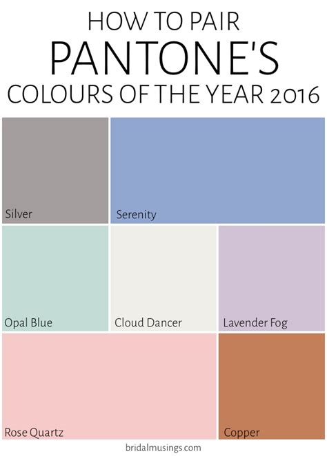 Pantone Colours Of The Year Meet Rose Quartz And Serenity