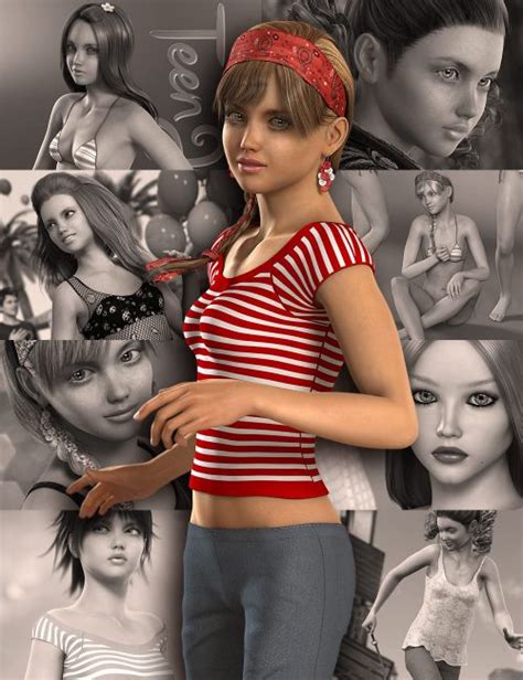 Teen Josie Starter Bundle D Models For Daz Studio And Poser