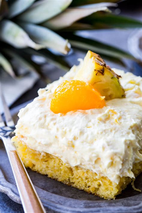 Mandarin Orange Cake With Pineapple Fluff Frosting Easy Peasy Meals