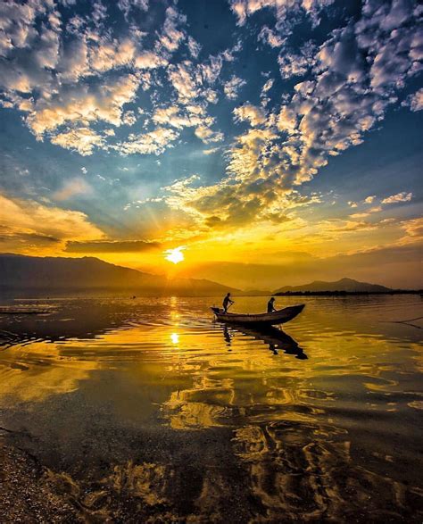 Vİetnam Sunset Sky Nature Photographs Reflection Pictures