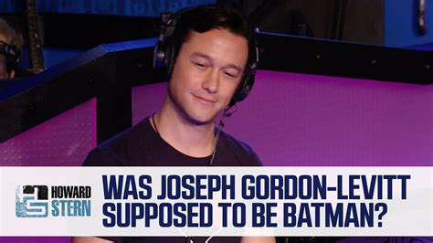Was Joseph Gordon Levitt Supposed To Be Batman 2013 Youtube