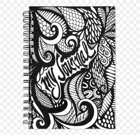 Notebook Drawing Design Doodle Book Covers Png 612x792px Notebook