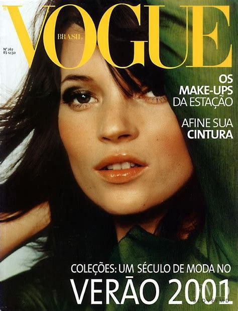 Cover Of Vogue Brazil With Kate Moss August 2000 Id2960 Magazines