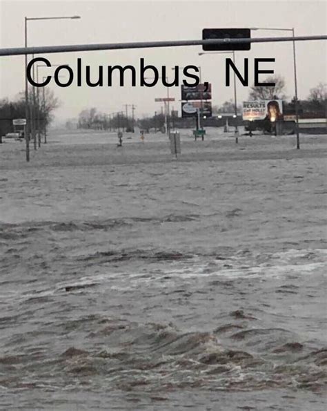 Nebraska Experiences Historic Flooding From Heavy Rain And Snow Melt Rivers And Streams