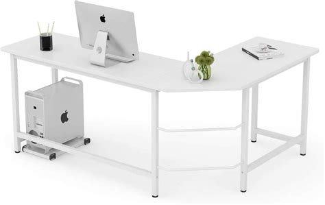Tribesigns Modern L Shaped Desk Inch Corner Computer Office Desk Pc