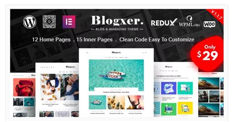 Bloxer Blog Magazine Wordpress Theme Download