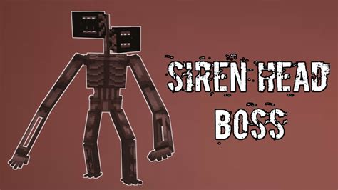 Siren Head Boss Addon For Mcpe 119 Youtube