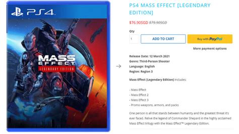 I was completely immersed into the mass effect universe, and even more so after the release of part 2 and 3. Mass Effect Legendary Edition Retailer Leaks Point to a ...