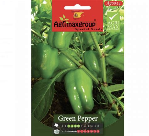 Green Pepper Agrimax Seeds Buy Online In Uaegreen Souq Uae