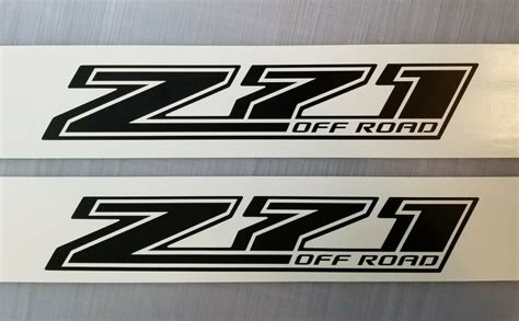 Z71 Off Road Decals Stickers Compatible With Chevy Colorado Silverado
