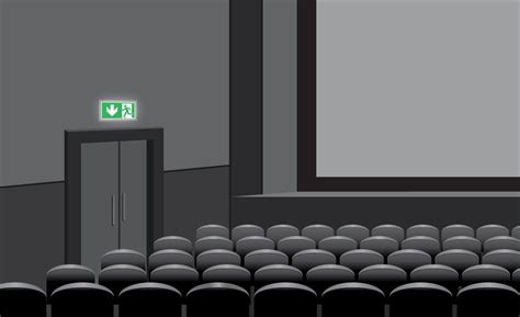 Emergency Exit Sign For Cinemas Guideled Cinema Eaton