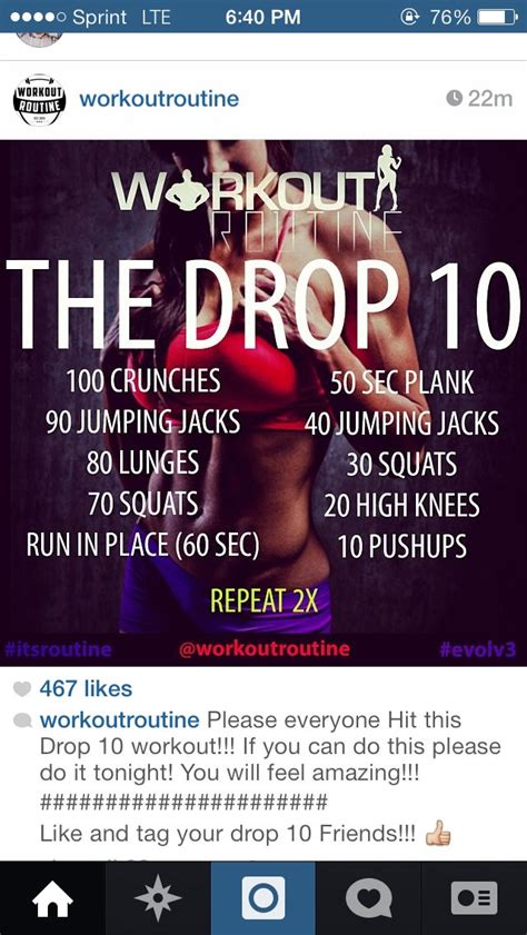 The Drop 10 Drop 10 Workout Losing 10 Pounds Squats And Lunges