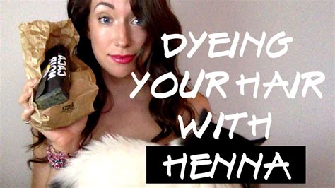 Dyeing Your Hair With Henna Lush Youtube