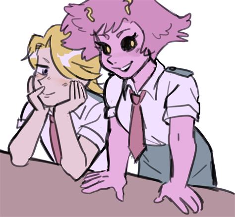 Mina Ashido And Aoyama Yuuga Aoyama Anime My Hero Academia