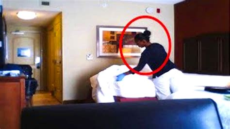 housekeeper had no idea she was being filmed what he captured shocking see what happend youtube