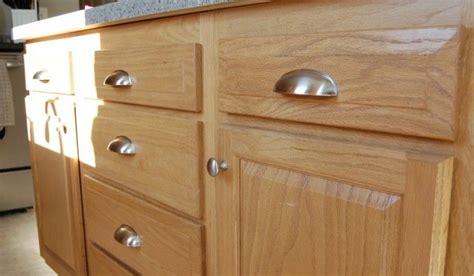 Brushed Nickel Drawer Pulls On Oak Cabinets Best Ideas For Drawing