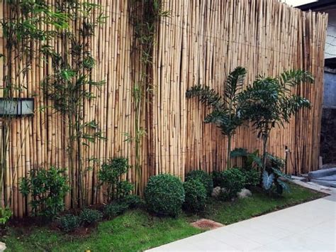 If you don't want to run the risk of your bamboo completely overtaking your garden, plant it inside a container for controlled growth. Top 50 Best Bamboo Fence Ideas - Backyard Privacy Designs