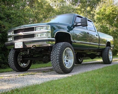 1998 Chevrolet K3500 With 22x12 44 Axe Offroad Ax21 And 37125r22