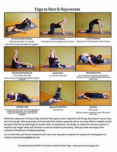 Bedtime Yoga Sequence Restorative Yoga Sequence Yoga Flow Sequence