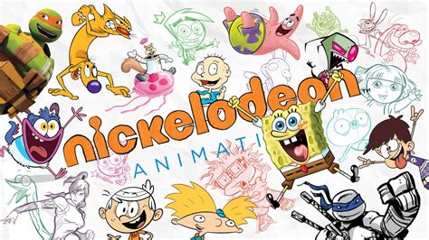 Nickelodeon Studios Logo Characters