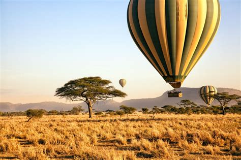 Serengeti National Park Hot Air Balloon Serengeti Wildlife Safaris Tours