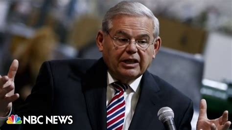 Sen Menendez Indicted On Bribery Charges Youtube