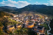 Aerial view of Tulou in Chuxi, Fujian – Songquan Photography