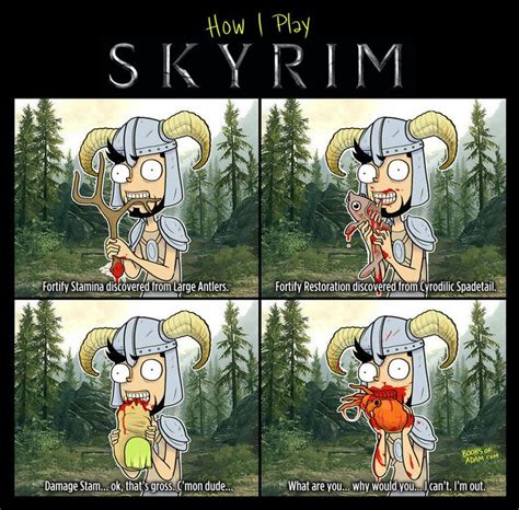 Skyrim Logic Skyrim Funny Skyrim Memes Skyrim Comic