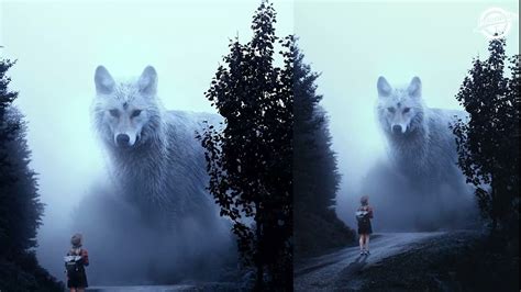 Big Wolf Photo Manipulation Photoshop Tutorial Photoshop Editing