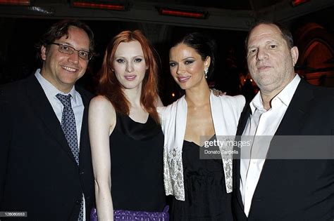 Karen Elson Georgina Chapman And Harvey Weinstein Attend Harvey