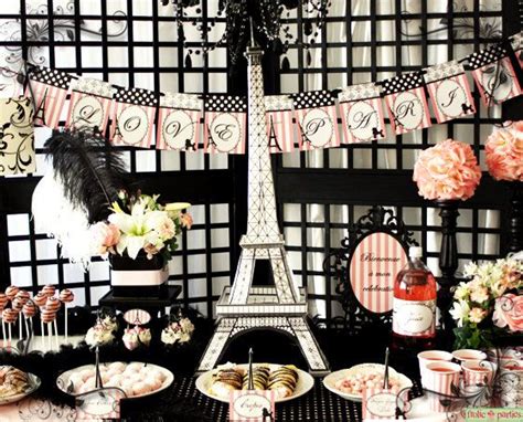See your favorite decoration parties and parties decorations discounted & on sale. Southern Blue Celebrations: PARIS PARTY