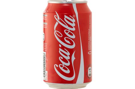 Originally marketed as a temperance drink and intended as a patent medicine. Coca Cola can PNG image